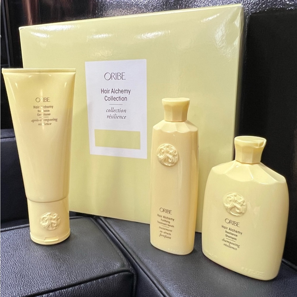 ORIBE Hair Alchemy Collection. Shampoo(250ml) +Conditioner(200ml) + Serum(175ml)